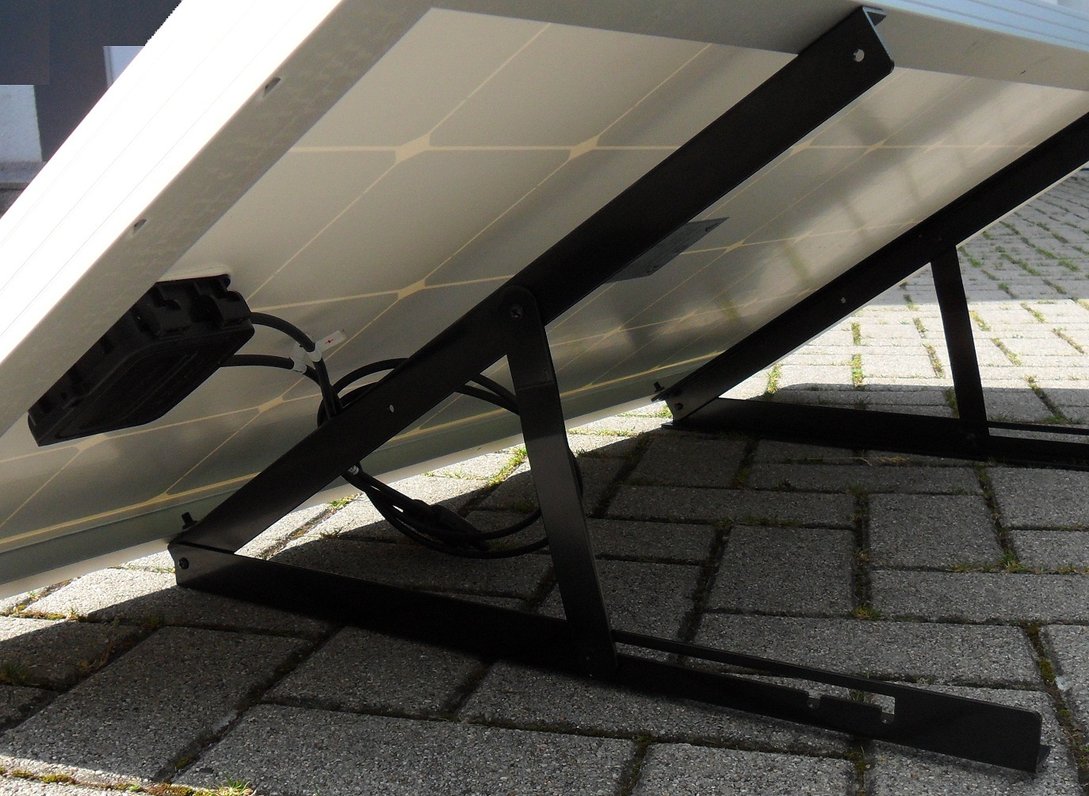 Solarhalterung Solarmodul Halterung Befestigung verstellbar for 100W DE 