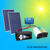 Solar500-11 Komplettes 220V Solarspeichersystem 500 Watt Wandler 1000W