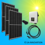 1100W solar system for feeding into your own home network single-phase