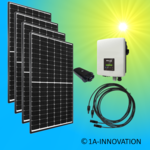 1500W solar system for feeding into your own home network single-phase