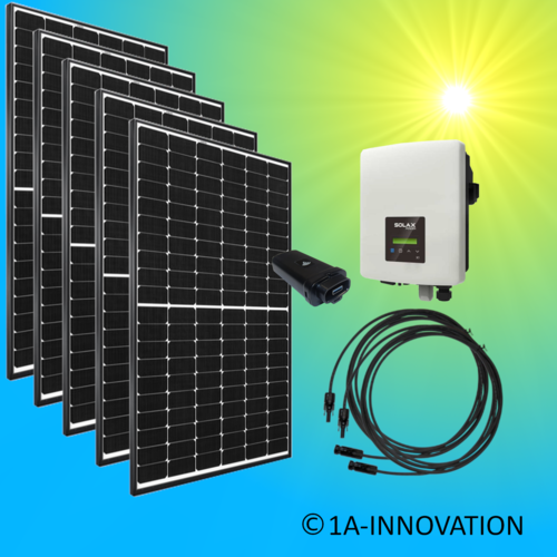 2000W solar system for feeding into your own home network single-phase