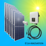 2500W solar system for feeding into your own home network single-phase