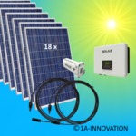 5000W Solaranlage 5kW zum Selbstverbrauch im Hausnetz dreiphasig