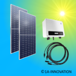 740W Solar Balkonkraftwerk 0,74 kW Einspeisung Hausnetz einphasig