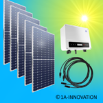 2000W Solar Balkonkraftwerk 2,0 kW Einspeisung Hausnetz einphasig
