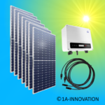 2500W Solar Balkonkraftwerk 2,5 kW Einspeisung Hausnetz einphasig