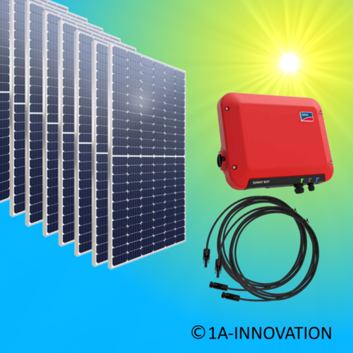 1500W solar SMA power plant 1,5 kW single-phase house network supply