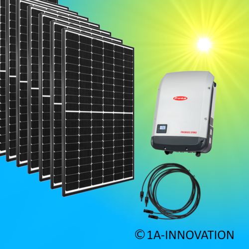 10000W Solaranlage 10kW zur Einspeisung Selbstverbrauch dreiphasig Fronius